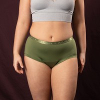 Aliya - Period Underwear with Bridge Olive - Pack of 3
