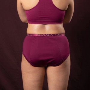 Oriana – Period Underwear for Daytime (Plum)