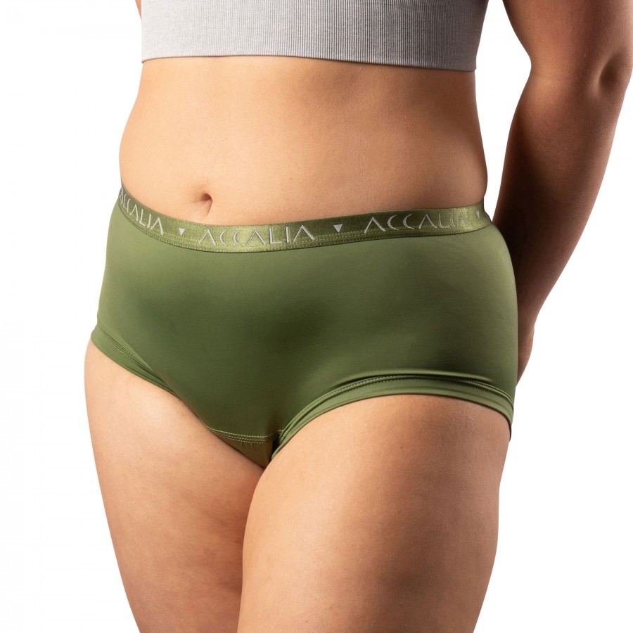 Oriana – Period Underwear for Daytime (Olive)