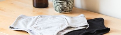 Conni Men's Underwear laying on chest of draws