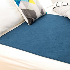 Conni Reusable Bed Pad Teal Blue - 2PACK