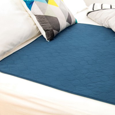 Conni Reusable Bed Pad Teal Blue - 2PACK
