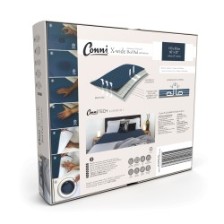 Conni X-wide Dual Reusable Bed Pad with Tuck-ins Teal Blue - 2PACK