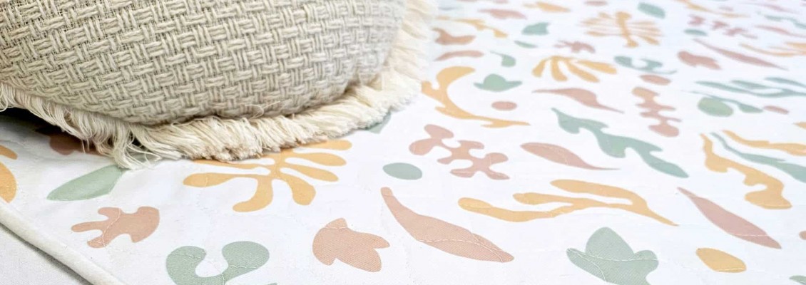 Embrace Nature's Beauty with Conni's Organic Print Bed Pad