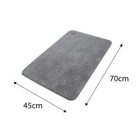Conni Floor Mat - Compact - Grey - 2 PACK