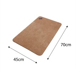 Absorbent and Waterproof Floor Mat - Compact - Pebble