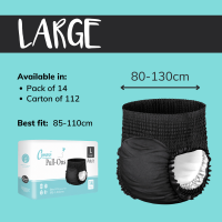 Conni Pull-Ons Large - Black - Carton