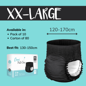 Conni Pull-Ons XXLarge - Black - Carton