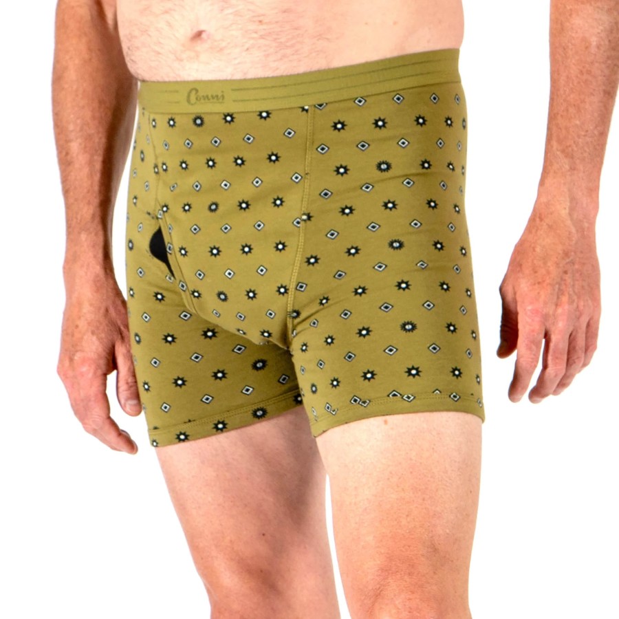 Conni Mens Kalven - Blue, Orange and Green - 3 PACK