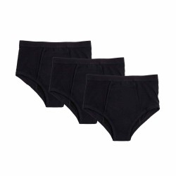Conni Mens Oscar - Black - 3 PACK