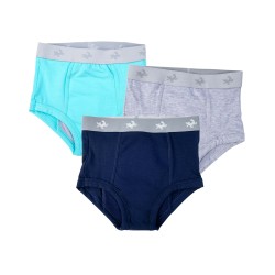 Conni Kids Tackers 3 Pack - Navy, Aqua, Grey