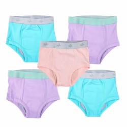 Conni Kids Tackers Toilet Training Undies 5 Pack - Aqua, Bubblegum & Pink