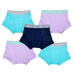 Conni Kids Tackers Sports 5 Pack - Aqua, Bubblegum & Navy
