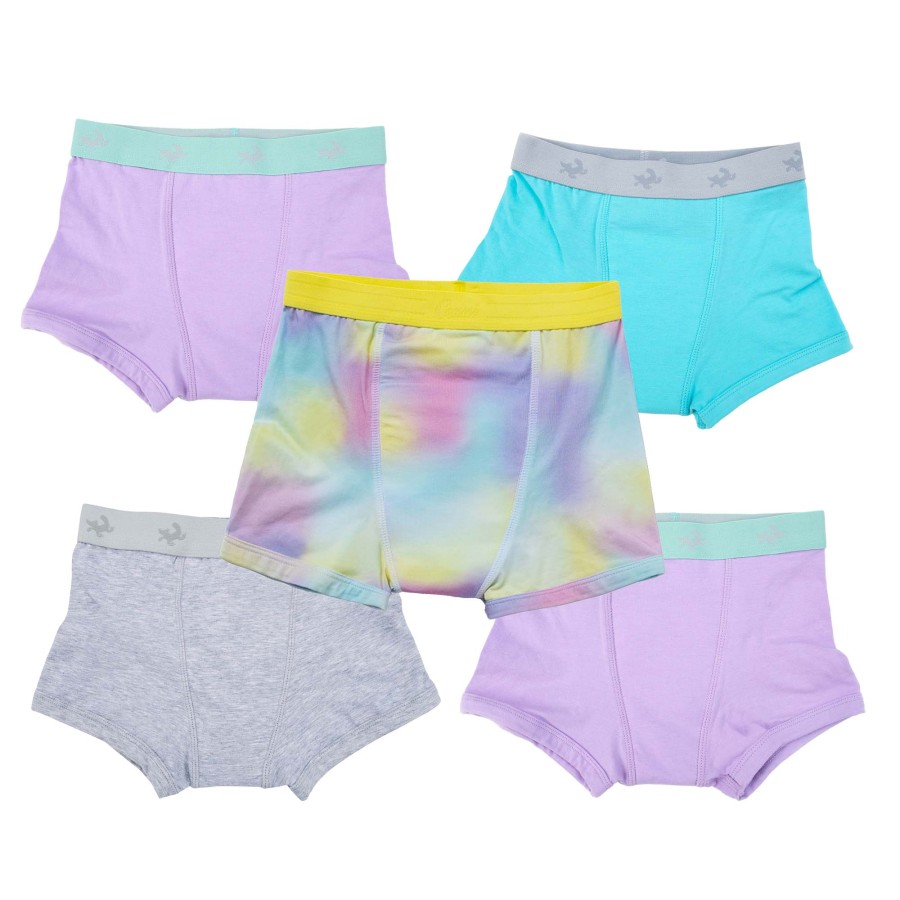 Conni Kids Tackers Sport - Rainbow, Grey, Bubblegum, Aqua - 5 Pack
