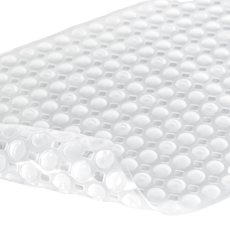 Conni Anti-Slip Shower Mat - Clear - 2 PACK