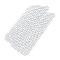 Conni Anti-Slip Shower Mat - Clear - 2 PACK