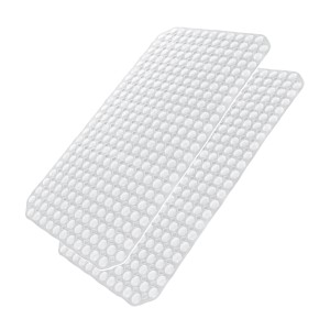 Conni Anti-Slip Shower Mat - Clear - 2 PACK