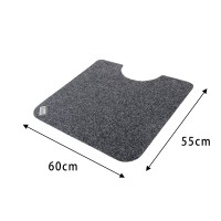 Conni Toilet Floor Mat - Marble