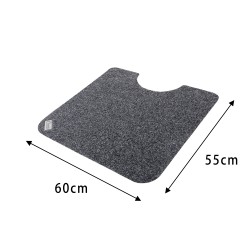 Conni Toilet Floor Mat - Marble