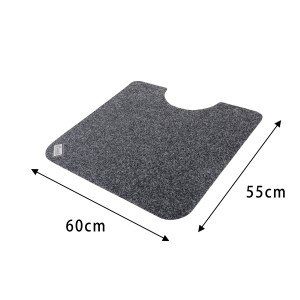 Conni Toilet Floor Mat - Marble
