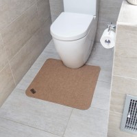 Conni Toilet Floor Mat - Pebble