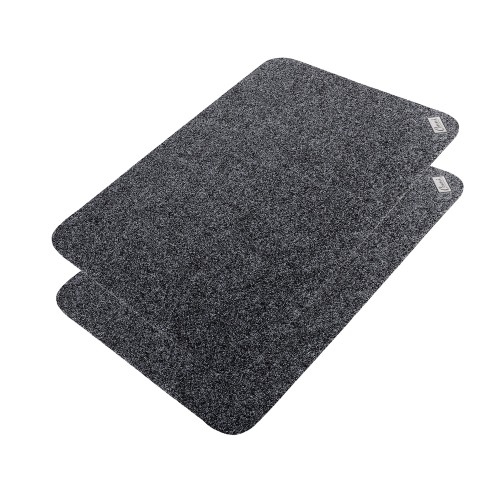Conni Floor Mat - Classic - Black and White Marble - 2 PACK