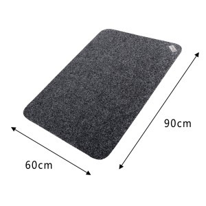 Conni Floor Mat - Classic - Black and White Marble - 2 PACK