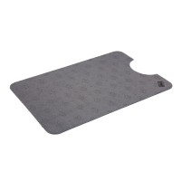 Conni Large Toilet Floor Mat - Grey