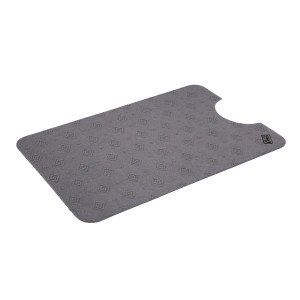 Conni Large Toilet Floor Mat - Grey
