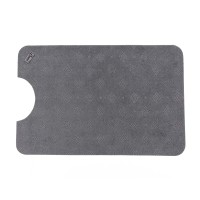 Conni Large Toilet Floor Mat - Grey
