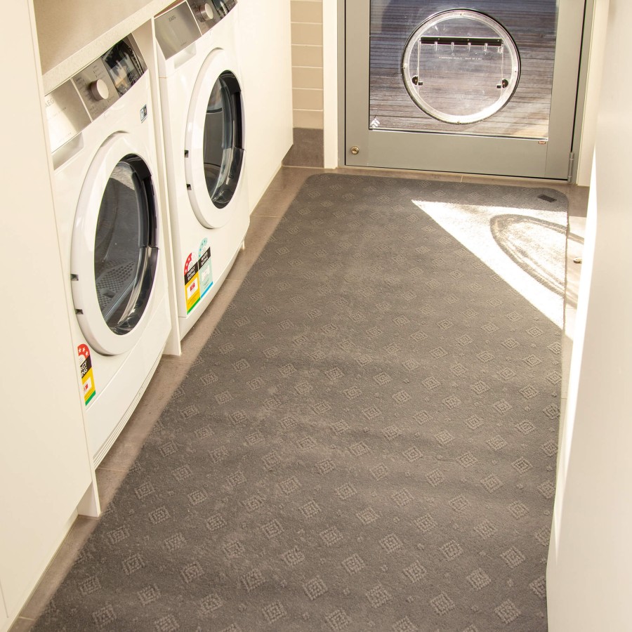 Anti Slip Absorbent Floor Mat - Marathon Runner - Grey