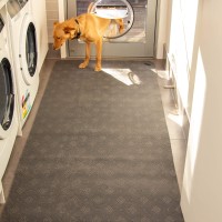 Anti Slip Absorbent Floor Mat - Marathon Runner - Grey