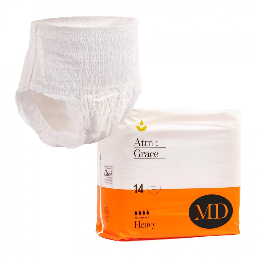 Attn: Grace Pull-up Incontinence Brief - Medium (14 Pack) 
