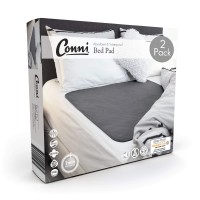 Conni Reusable Bed Pad Charcoal - 2PACK