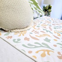 Conni Reusable Bed Pad - Organic Print