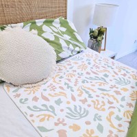 Conni Reusable Bed Pad - Organic Print