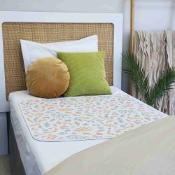 Conni Reusable Bed Pad Organic Print - KIDS 2PACK