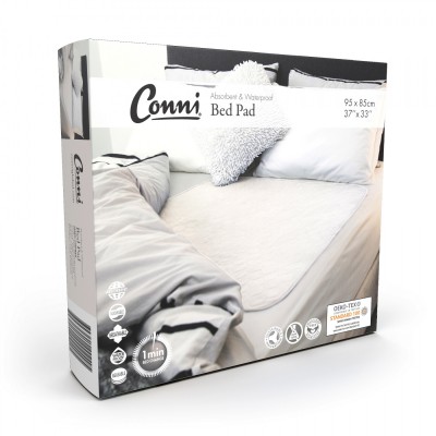 Conni Reusable Bed Pad - White