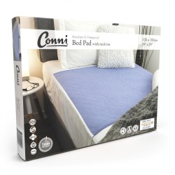 Conni Reusable Bed Pad with Tuck-ins - Mauve
