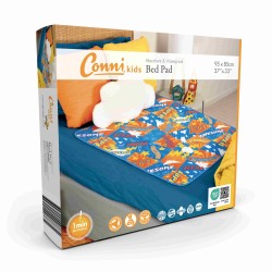 Conni Kids Reusable Bed Pad - Hero Print