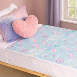 Conni Kids Bed Pad with Tuck-ins - Mermaid Print - 2 Pack