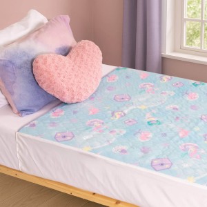 Conni Kids Bed Pad with Tuck-ins - Mermaid Print - 2 Pack