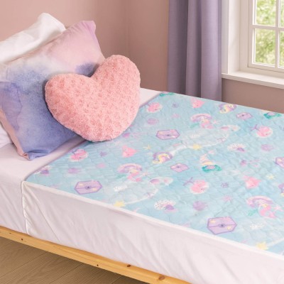 Conni Kids Bed Pad with Tuck-ins - Mermaid Print - 2 Pack