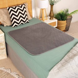 Conni Plush Top Bed Pad - Charcoal