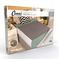 Conni Plush Top Bed Pad with Tuck-ins - Charcoal