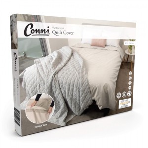 Conni Waterproof Quilt Cover - Ivory