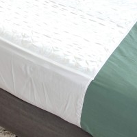 Conni Satin-Glide Bed Pad with Tuck-ins - White