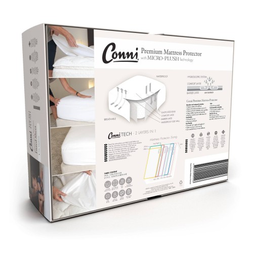 Premium Waterproof Mattress Protector - with Micro-Plush Technology