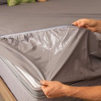 Premium Waterproof Mattress Protector - with Micro-Plush Technology - Charcoal