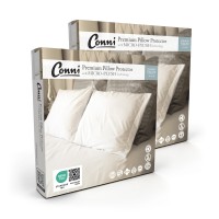 Premium Pillow Protector with Micro-Plush Technology - 2 Pack